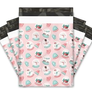 Snowman Snow Globe Poly Mailers